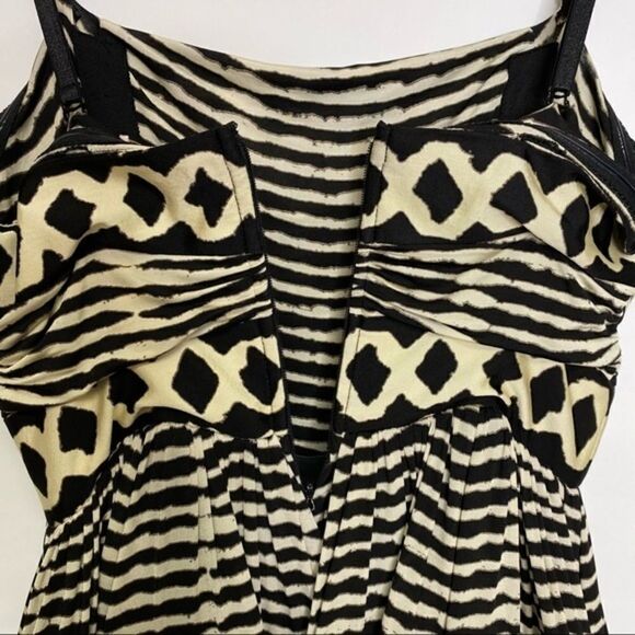 Anthropologie Tracy Reese Strapless Printed Midi Dress Size 8 - Picture 11 of 15